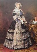 Franz Xaver Winterhalter Portrait of the Queen Germany oil painting artist